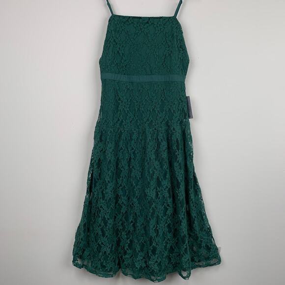 NWT NSR Floral Square Neck Midi Dress Size M - Picture 2 of 13